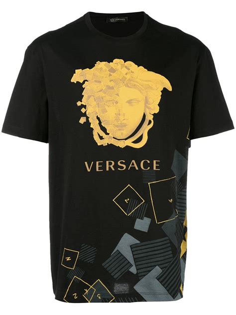 versace two tone shirt|versace tee shirts for men.